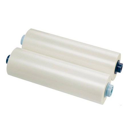 Repuesto para plastificadora gbc 305mmx75 m 75 mc brillo pi-in pack de 2 bobinas