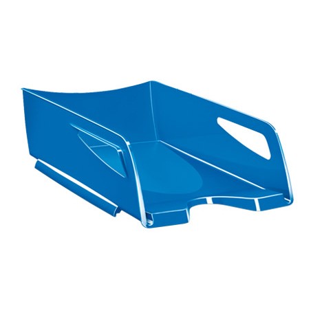 Bandeja sobremesa cep maxi de gran capacidad plastico azul 386x270x115 mm