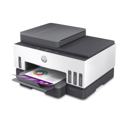 Equipo multifuncion hp smart tank 7605 all in one tinta color a4 15ppm negro/9ppm color escaner copia impresora