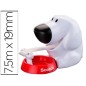 Portarrollo sobremesa scotch doggy 8,9 m x 19 mm incluye rollo de cinta adhesiva magic