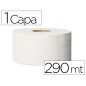 Papel higienico tork minijumbo 1 capa 290 m para dispensador t2