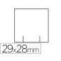 Etiquetas meto blanca 29x28 mm troquelada rollo de 700 etiquetas Etiquetas meto blanca 29x28 mm troquelada rollo de 700 etiquetas