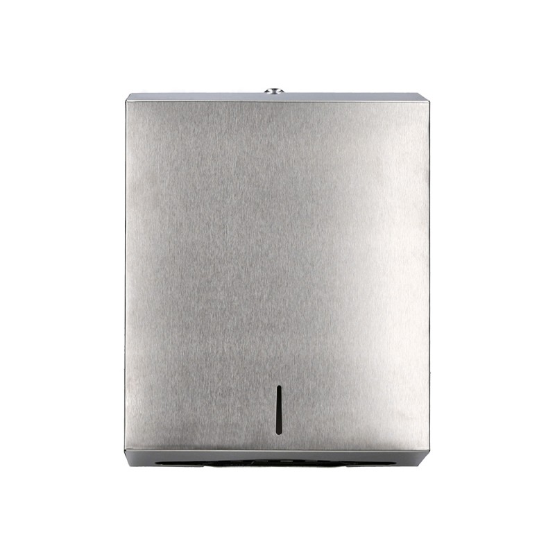 Dispensador q-connect de toallitas de papel acero inoxidable 283x100x365 mm Dispensador q-connect de toallitas de papel acero inoxidable 283x100x365 mm