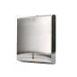 Dispensador q-connect de toallitas de papel acero inoxidable 283x100x365 mm Dispensador q-connect de toallitas de papel acero inoxidable 283x100x365 mm