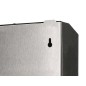 Dispensador q-connect de toallitas de papel acero inoxidable 283x100x365 mm Dispensador q-connect de toallitas de papel acero inoxidable 283x100x365 mm