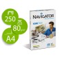 Papel fotocopiadora navigator home pack din a4 80 gramos paquete de 250 hojas