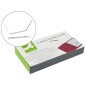 Encuadernador fastener q-connect plateado caja de 50 unidades Encuadernador fastener q-connect plateado caja de 50 unidades