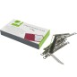 Encuadernador fastener q-connect plateado caja de 50 unidades Encuadernador fastener q-connect plateado caja de 50 unidades
