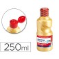 Tempera liquida giotto escolar 250 ml metalizada oro