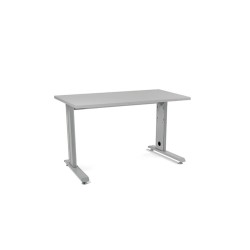 Mesa de oficina rocada metal 2000ac02 gris/gris 120x60 cm