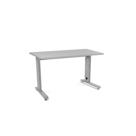 Mesa de oficina rocada metal 2000ac02 gris/gris 120x60 cm