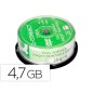 Dvd-r q-connect con superficie 100% imprimible para inkjet capacidad 4,7gb duracion 120mivelocidad 16x bote de 25 unid Dvd-r q-connect con superficie 100% imprimible para inkjet capacidad 4,7gb duracion 120mivelocidad 16x bote de 25 unid