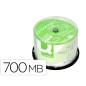 Cd-r q-connect con superficie 100% imprimible para inkjet capacidad 700mb duracion 80minvelocidad 52x bote de 50 unid Cd-r q-connect con superficie 100% imprimible para inkjet capacidad 700mb duracion 80minvelocidad 52x bote de 50 unid