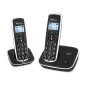 Telefono inalambrico spc duo telecom 7609-n color negro identificador de llamadas agenda pantalla Telefono inalambrico spc duo telecom 7609-n color negro identificador de llamadas agenda pantalla
