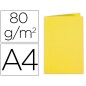 100 Unidades - Subcarpeta papel exacompta din a4 amarillo sol 80 g