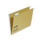 50 Unidades - Carpeta colgante fade folio prolongado visor superior kraft eco