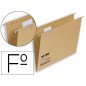 50 Unidades - Carpeta colgante fade folio visor superior kraft eco