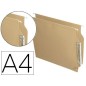 25 Unidades - Carpeta colgante fade din a4 visor lateral kraft eco