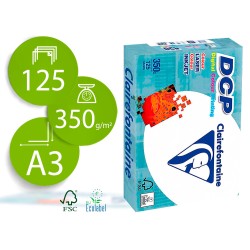 Papel fotocopiadora clairefontaine din a3 350 gr paquete de 125 hojas