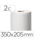 Papel secamanos central 2 capas para dispensador m2 rollo de 150,2 m