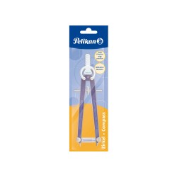 Compas pelikan micrometrico con rueda de precision en blister
