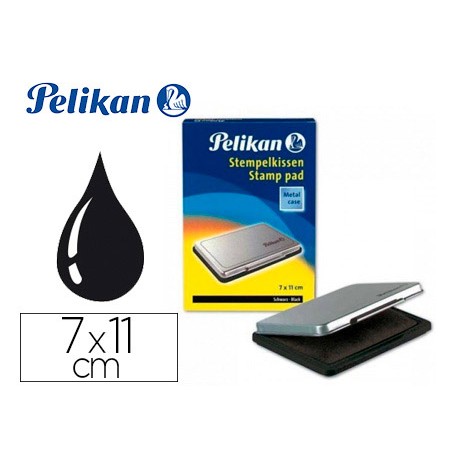 Tampon pelikan nº2 negro 70x110 mm