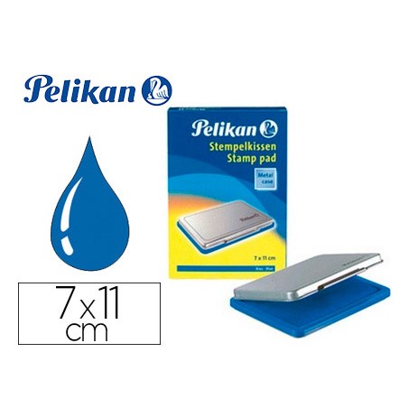 Tampon pelikan nº2 azul 70x110 mm