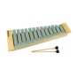 Carrillon amaya con baquetas en madera de pino y metal 48x18x6,5 cm