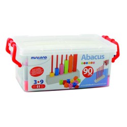 Juego miniland abacus multibase 90 piezas