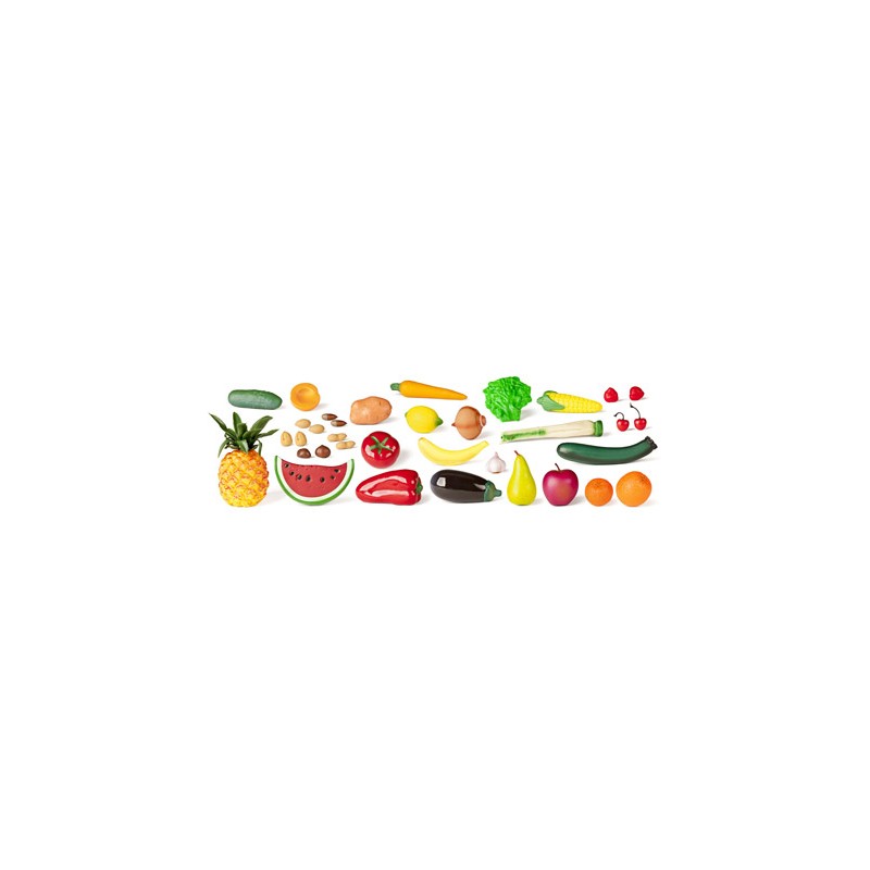 Juego miniland frutas hortalizas y frutos secos 36 piezas Juego miniland frutas hortalizas y frutos secos 36 piezas