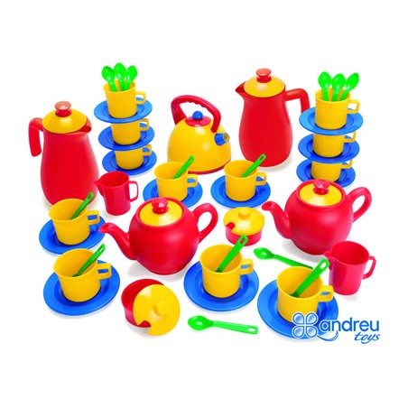 Juego dantoy vajilla 12 servicios 82 piezas 29x38x9 cm