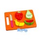 Juego andreutoys bandeja frutas para cortar 21,4x15x3 cm Juego andreutoys bandeja frutas para cortar 21,4x15x3 cm