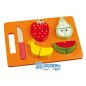 Juego andreutoys bandeja frutas para cortar 21,4x15x3 cm Juego andreutoys bandeja frutas para cortar 21,4x15x3 cm