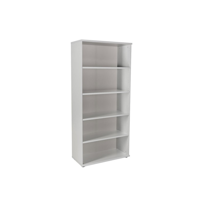 Armario rocada con cuatro estantes serie store 195x90x45 cm acabado gris an02