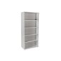 Armario rocada con cuatro estantes serie store 195x90x45 cm acabado gris an02