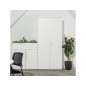 Armario rocada con cuatro estantes serie store 195x90x45 cm acabado gris an02