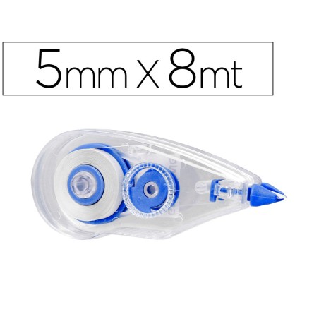 Corrector zendesk cinta blanco 5 mm x 8 m