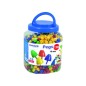Juego miniland pegs bote de 1300 piezas de 15 mm