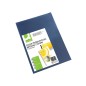 Tapa de encuadernacion q-connect pvc din a4 incolora 200 mc paquete de 100 unidades