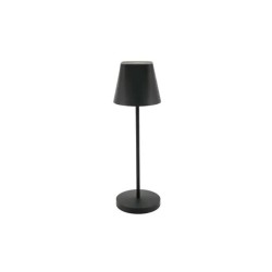 Lampara de escritorio unilux 13w 150lm recargable autonomia6 horas negro