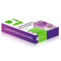 Bolsa de plastificar q-connect 110 x 75 mm 125 mc carnet de identidad caja de 100 unidades