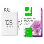 Bolsa de plastificar q-connect 102 x 152 mm 125 mc carnet de futbol caja de 100 unidades