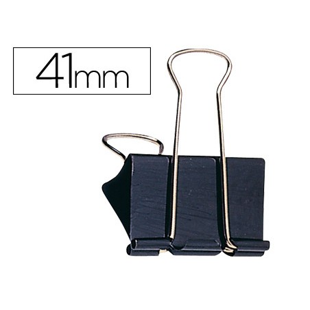 Pinza metalica q-connect reversible n.4 42 mm caja de 10 unidades