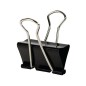 Pinza metalica q-connect reversible n.4 42 mm caja de 10 unidades