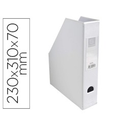 Revistero exacompta pvc lomo 70 mm color blanco 230x310x70 mm