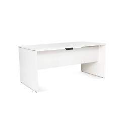 Mesa oficina rocada serie work 160x80 cm acabado aw04 blanco/blanco