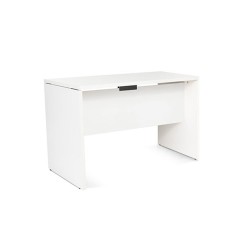 Mesa oficina rocada serie work 120x60 cm acabado aw04 blanco/blanco