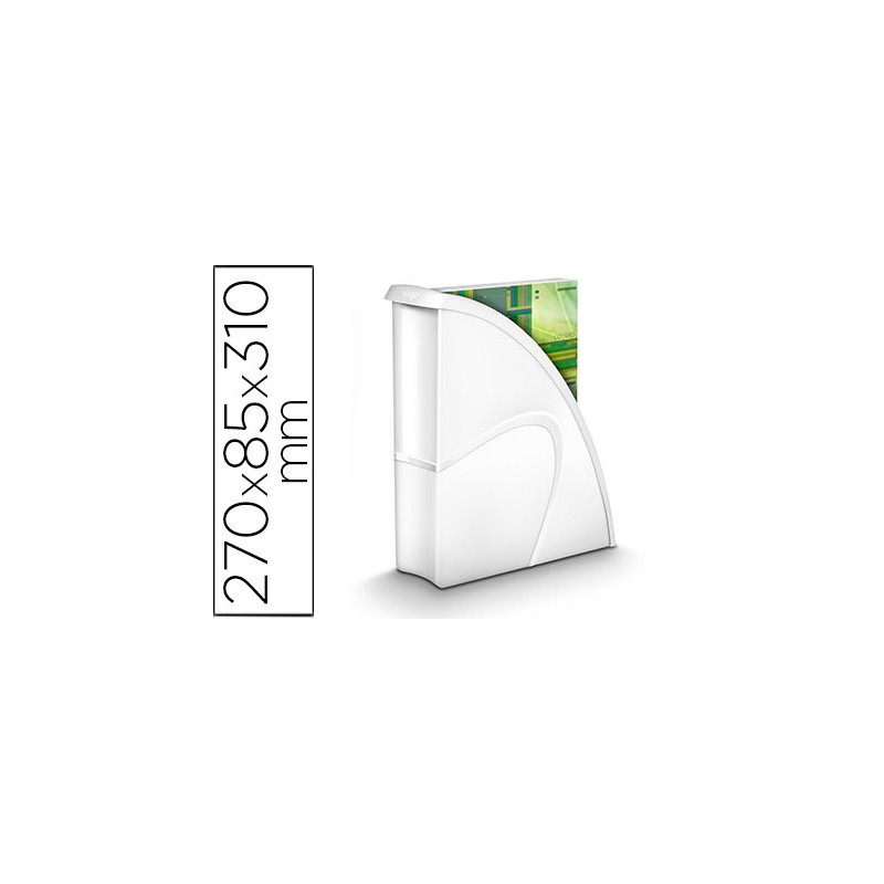 Revistero cep plastico uso vertical / horizontal blanco 85x270x310 mm