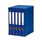 Modulo pardo 5 archivadores de palanca folio 2 anillas 25 mm azul 350x230x300 mm Modulo pardo 5 archivadores de palanca folio 2 anillas 25 mm azul 350x230x300 mm