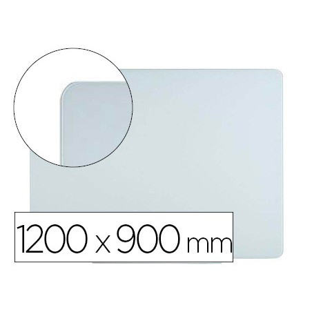 Pizarra blanca bi-office cristal magnetica 120x90 cm